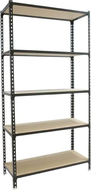 PROREGAL Schwerlastregal Big Muli in Anthrazit mit 5 verstellbaren Fachböden, H x B x T: 200 x 120 x 40 cm - Bild 1