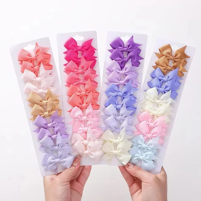 BABY BOWS Haarclips mit Schleifen, 10er Set, Kinder - Bild 1