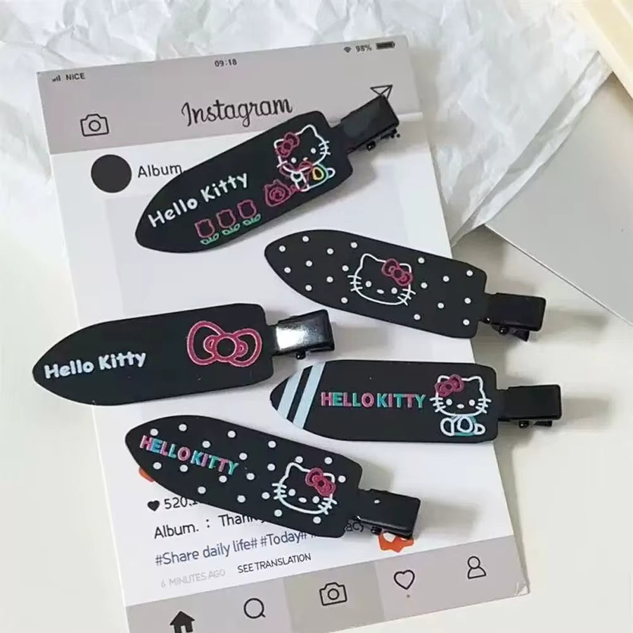Sanrio Black Kitty Haarclips, 5 Stück, Kinder - Bild 3