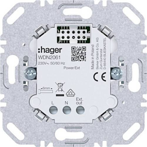Hager Netzteil WDN2061 in Silber - Bild 1