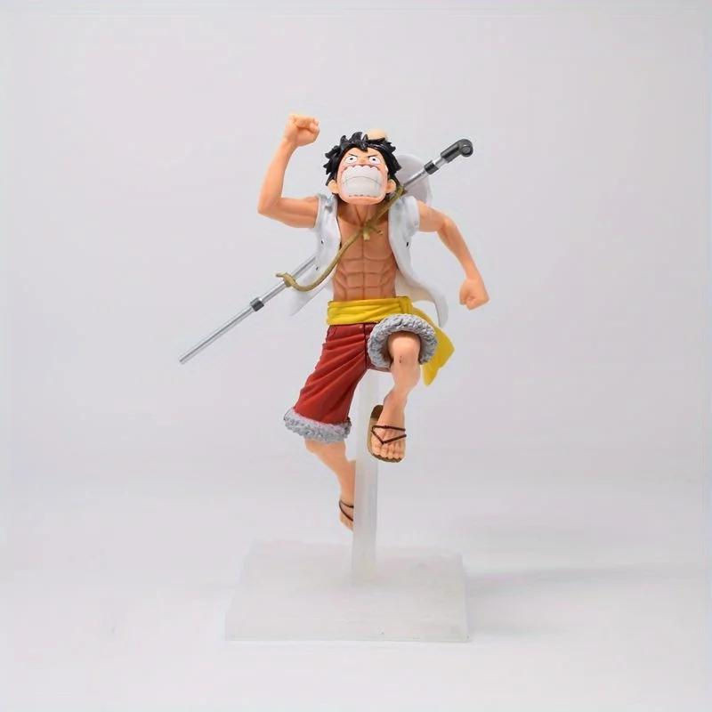 Bandai One Piece Anime-Figur Luffy beim Laufen, Multicolor Modell aus PVC - Bild 1