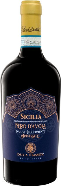Duca di Sasseta Nero d'Avola halbtrocken Rotwein 2024 DOC 0,75 l - Bild 1