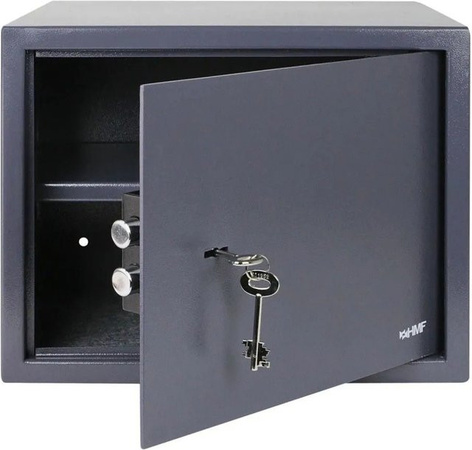 HMF Safe Tresor 49203-11 Schlüsseltresor in Anthrazit B/T/H: 38 x 30 x 30 cm