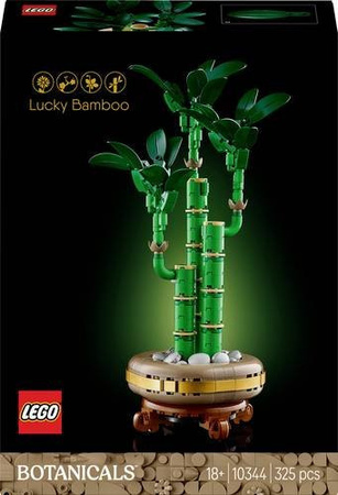 LEGO Icons 10344 Glücks-Bambus Dekoration Pflanze in Grün und Braun