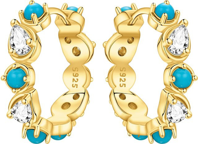 CYCUFF Creolen 925 Silber, Zirkonia, Damen - Bild 1