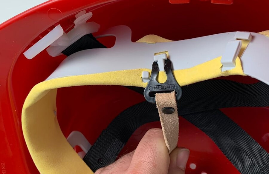 Kinnriemen für VOSS-Schutzhelm in Gelb - Bild 1