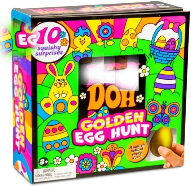 Needoh Goldenes Ei Schatzsuche Blind Box, Spielzeug, mit Squishy Überraschung - Bild 1