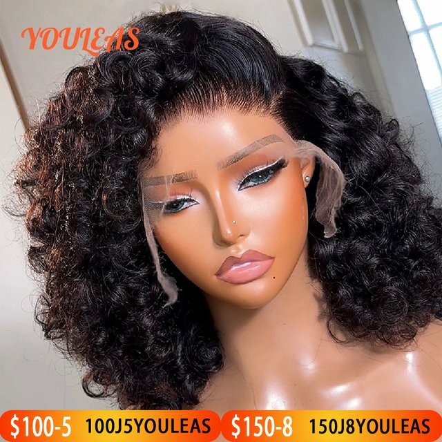 Youleas Loose Wave Perücke, 100% Echthaar, 250% Dichte, Damen - Bild 1