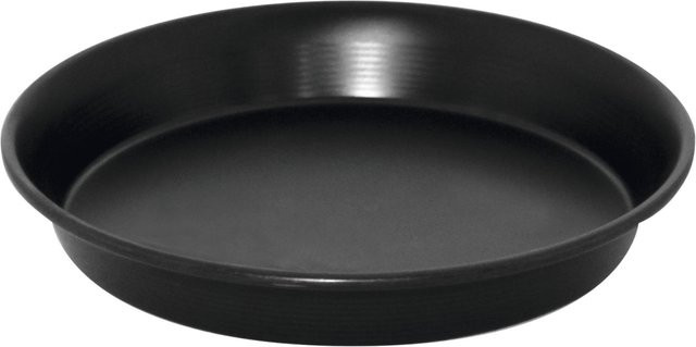 Schneider Pizzablech rund aus Stahl, Farbe: Schwarz, H x Ø: 2,5 x 18 cm - Bild 1