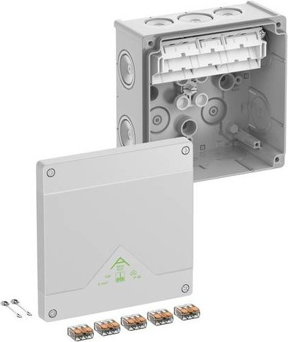 Spelsberg Abzweigkasten 80647001 Grau IP66 B/T/H: 15,2 x 15,2 x 8,0 cm - Bild 1