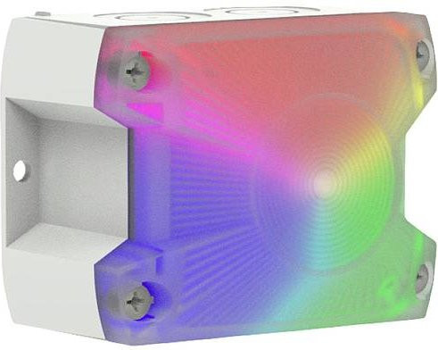 Pfannenberg Signalleuchte LED PY L-S RGBW mit Dauerlicht, Blinklicht und Blitzlicht, Farbe: Multicolour, Grau/Weiß, 230 V/AC - Bild 1