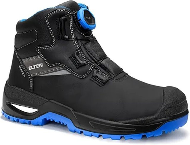 Elten Sicherheitsstiefel Stefano Xxsg Boa S3 ESD aus Rindleder in Schwarz-Blau Gr. 36 - Bild 1