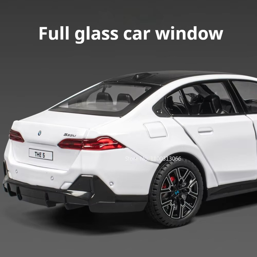 MAKEDA 5er-Serie 530Li A6L Spielzeugautos, Miniaturmodell, Maßstab 1:24, mit leichter Musik, Türen können geöffnet werden - Bild 4