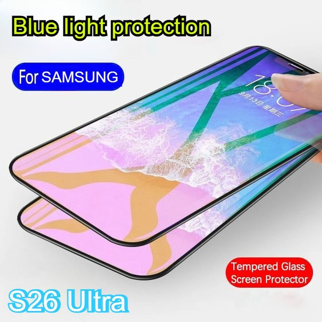 Blaulichtschutz Panzerglas für Samsung Galaxy S26 Pro S25 Edge S24 FE Plus Ultra A57 A37 A27 A17 A07, transparent - Bild 1
