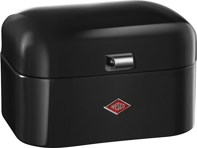 Brotkasten WESCO SINGLE GRANDY in Schwarz aus Metall, B/T/H: 27,4 x 17,5 x 26,8 cm - Bild 1