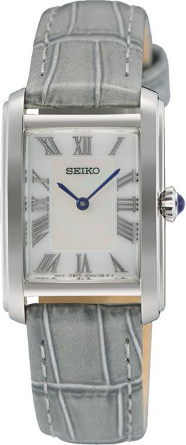 Seiko Armbanduhr, Quarz, Edelstahl, Eckig, 22 mm, Damen - Bild 1
