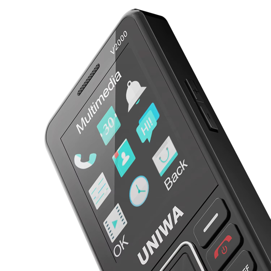 UNIWA V2000 4G-Tastenhandy mit 2,4-Zoll-Display, Dual-SIM und 1700-mAh-Akku - Bild 3