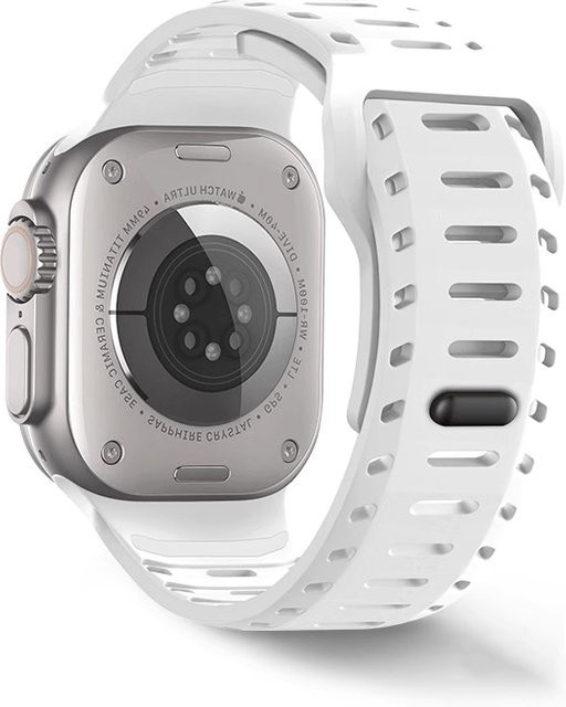 RMUTANE Uhrenarmband Silikon, Weiß, Unisex - Bild 1