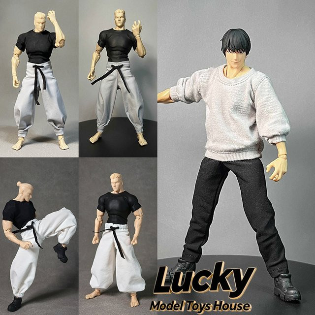 Bandai Fushiguro Toji Satoru Gojo Man Soldier Cosplay Kleidung, Schwarz - Bild 1