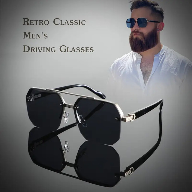 ZXWLYXGX Korrektionsbrille Halbrand, Unisex - Bild 1