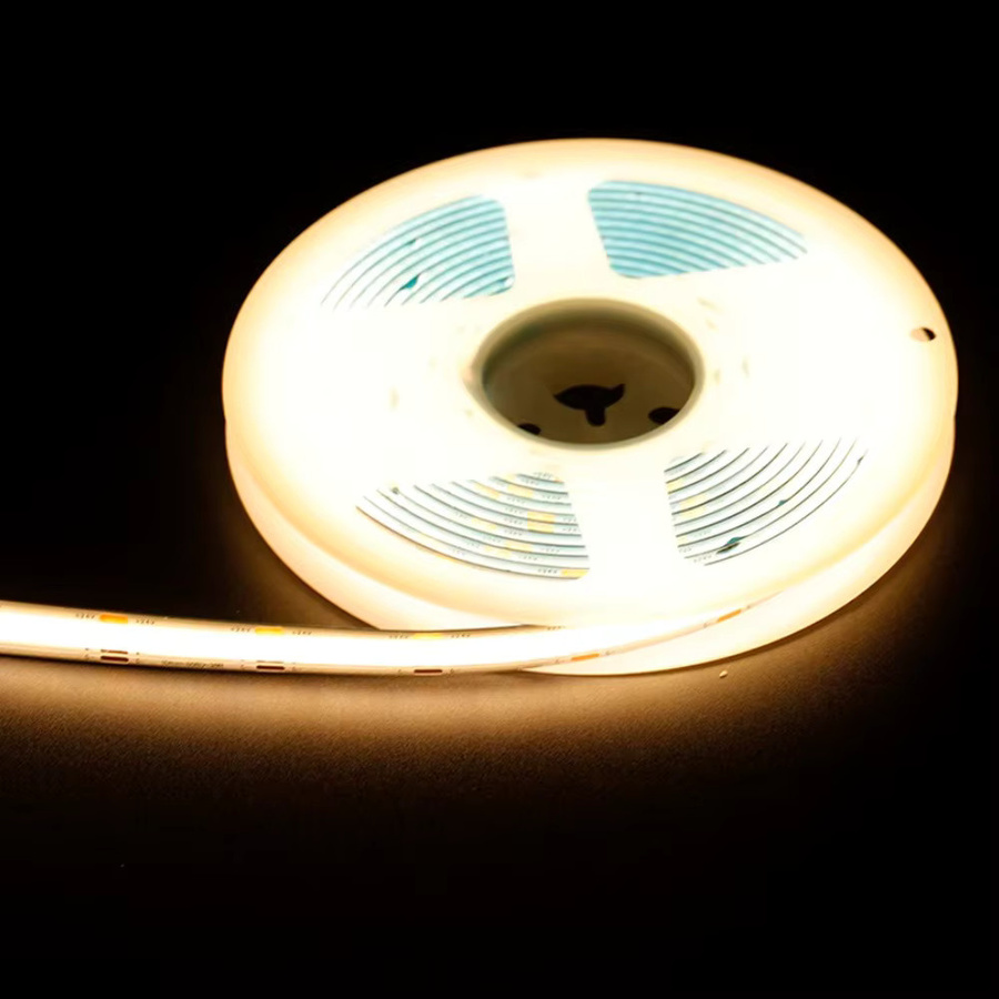 YSRSAI COB LED Streifen Licht dimmbar CCT 24V mit 608 LEDs/m, Farbtemperatur 2700K-6500K, RA90, Weiß - Bild 3