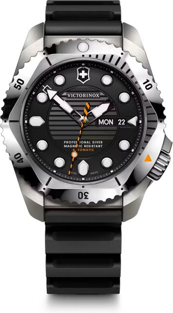 Victorinox Herrenuhr Dive Pro, Automatik, Titan, 43 mm, Kautschuk, Schwarz - Bild 1