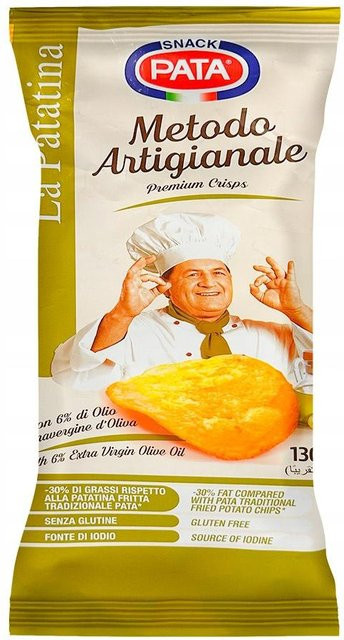 Pata Patatina Handwerks-Chips mit Olivenöl 150 g - Bild 1