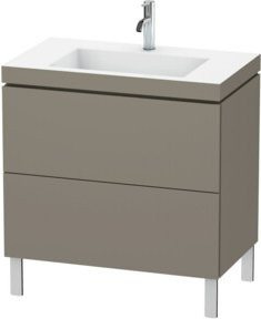 Duravit Waschtischunterschrank L-Cube c-bonded mit 1 HL und 2 Auszügen, B/T: 80 x 48 cm - Bild 1