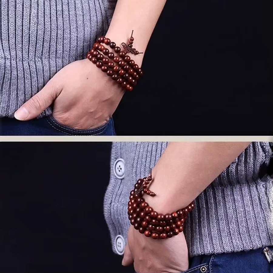 Armband Sandelholz, 6mm, Unisex - Bild 2