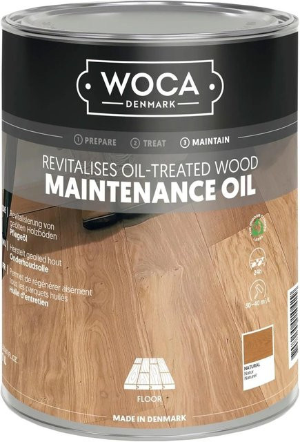 Woca Pflegeöl für Holzböden in Natur, 2,5 l - Bild 1