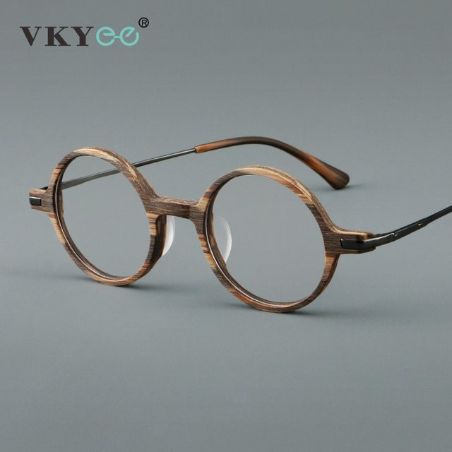 VICKY Lesebrille, rund, Acetat, Vollrand, braun, Unisex - Bild 1
