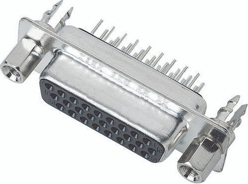 HARTING Steckverbinder 09 56 351 7513 09563517513 mit 44 Polen in Silber zum Löten - Bild 1