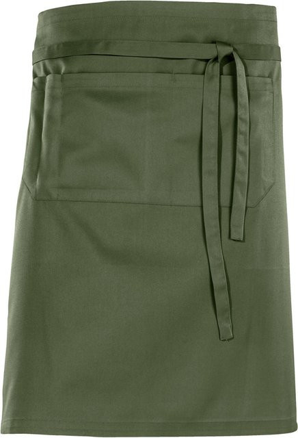 JOBELINE Schürze Nando Unisex in Oliv, Breite: 60 cm, Höhe: 80 cm - Bild 1
