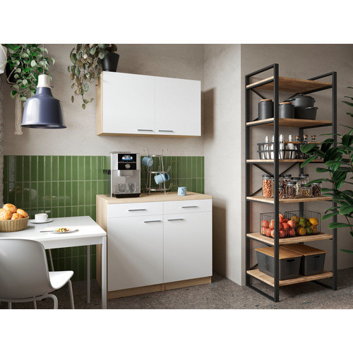 Respekta Küchenmöbel-Set Merle in Weiß mit Soft-Close-Türen und Schubladen, B/H/T: 100,53 x 200 x 60 cm - Bild 2