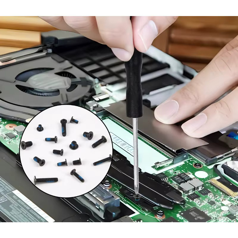 Schwarzes Kreuzschrauben-Set aus verzinktem Stahl für Elektronik-Reparaturen und Laptop-Ersatz, M2/M2.5/M3 Phillips-Schrauben - Bild 5