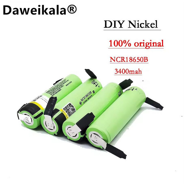 DAWEIKALA NCR18650B Lithium-Ionen-Akku 3,7 V 3400mAh mit Nickelblech in Grün - Bild 1