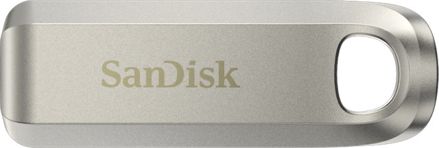 SanDisk Ultra Luxe USB-C USB-Flashlaufwerk 128GB Silber - Bild 1
