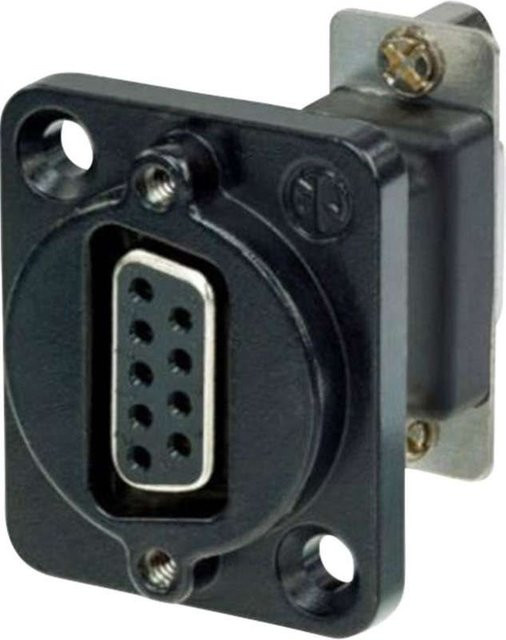 Neutrik NADB9FF-B Kabeladapter VGA D-SUB in Schwarz - Bild 1