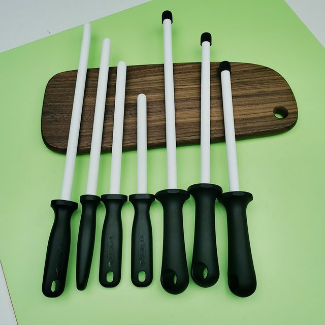 RSCHEF Keramik-Messerschärfer Stange für die professionelle Küche, rund, Durchmesser: 3,0 cm, Länge: 20,0 cm - Bild 1
