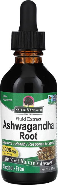 Nature's Answer Ashwagandha-Wurzel Flüssigextrakt, 60 ml - Bild 1