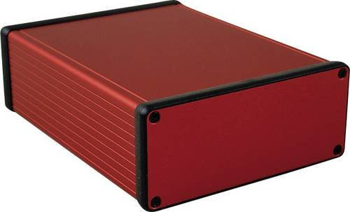 Hammond Electronics Profil-Gehäuse 1455Q1601RD Aluminium Rot B/T/H: 160 x 125 x 51,5 mm - Bild 1