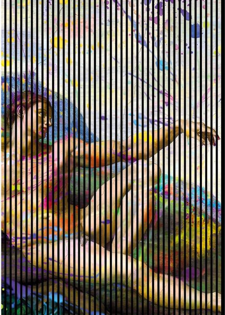FN Acustico Akustikplatte Michelangelo 2 in Bunt, PET und MDF foliert, B/H: 169,3 x 240 cm, Tiefe: 1,9 cm - Bild 1