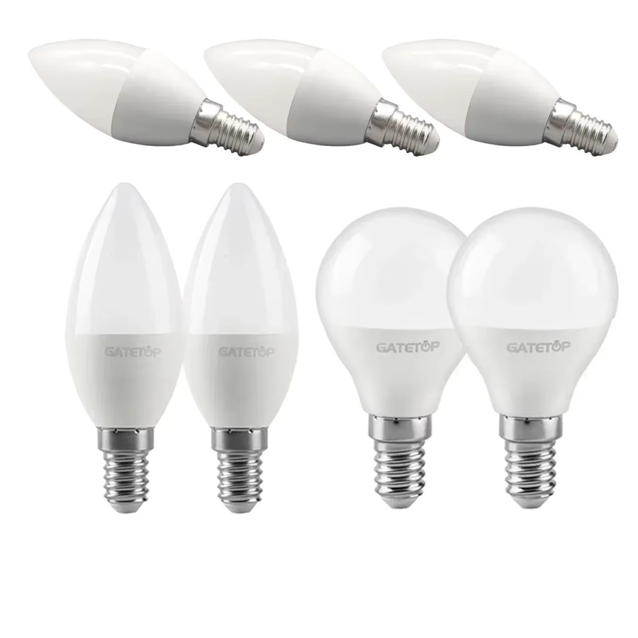 5er-Pack E14 LED-Glühbirnen G45 C37 7W Mini-Lampen mit CCT Farbtemperaturwahl in Weiß - Bild 3