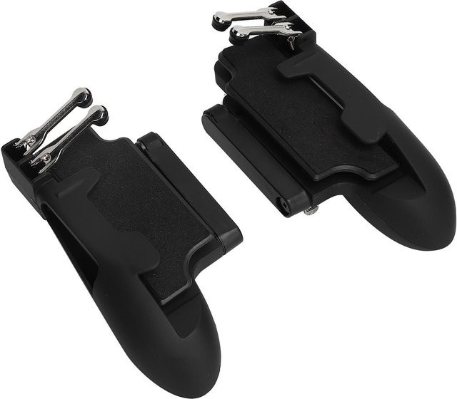 DIYelecs Universal 6 Finger Tablet Gamepad Controller Halter für Mobile Shooter, Schwarz - Bild 1