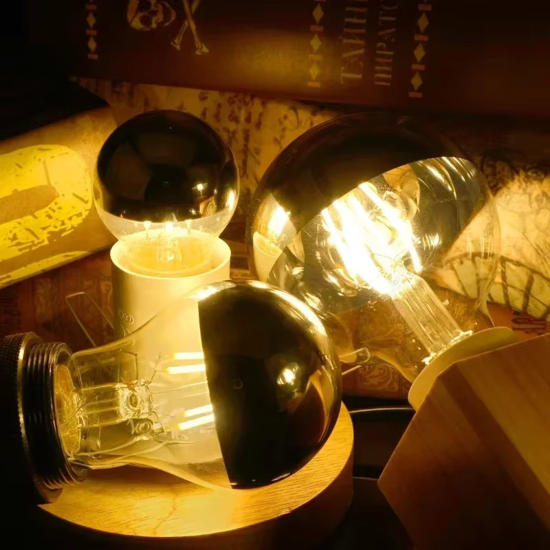 GOT LIANG Retro Edison LED Filament Lampe Silber warmweiß 4W - Bild 3