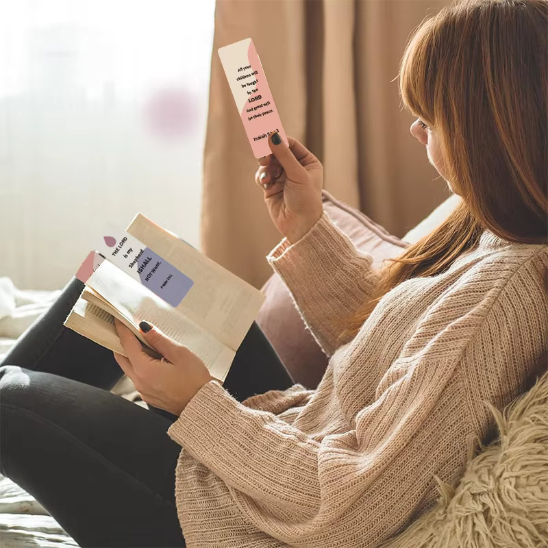 60er-Pack inspirierende Bibelvers-Lesezeichen in Mehrfarbig, christliche Geschenksets für Frauen aus Papier - Bild 2