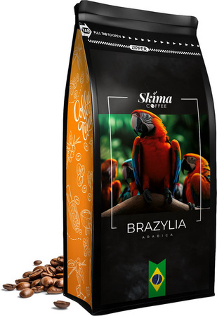 SKIMA COFFEE, Brasilien, 100 % Arabica, Espresso-Röstung, Kaffeebohnen, 1 kg