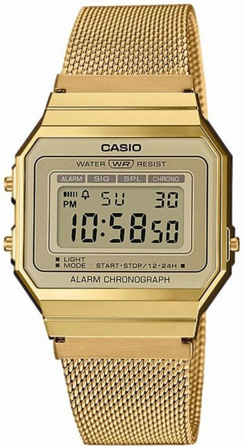 Casio Digitaluhr, Quarz, Edelstahl, 33 mm, Unisex - Bild 1