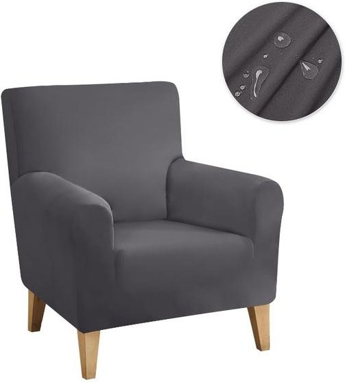 YZFZP Wasserdichter Einzelsofabezug aus Polyester, einfarbiger Schonbezug für Sessel mit rutschfester Oberfläche - Bild 1