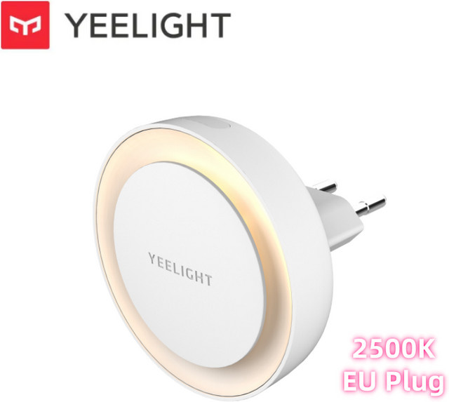 Yeelight Plug-in Nachtlicht mit Lichtsensor, LED-Nachtlicht in Warmweiß, 2500 K, 0,5 W, Weiß - Bild 1